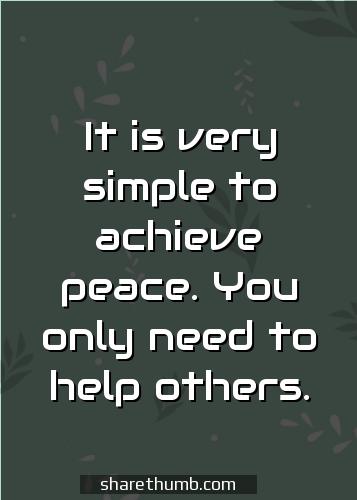 quotes about peace and kindness